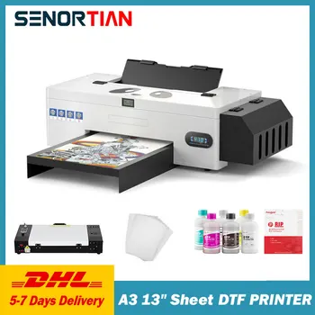 Принтер A3 Dtf Для прямой печати на пленке, Листовой принтер Для футболок и текстиля 13 