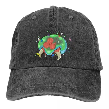 Летняя кепка Солнцезащитный козырек SR388 VS Хип-хоп кепки Pikmin Красочная игра Ковбойская шляпа Остроконечные шляпы 21
