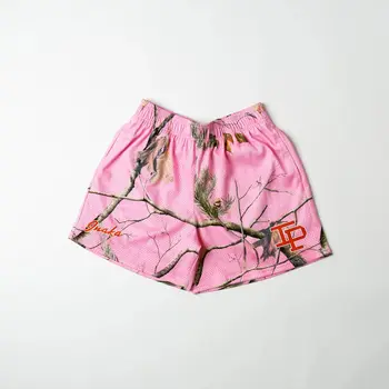 Женские шорты Inaka с двойной сеткой, Камуфляжный рисунок для спортзала, силовые шорты Inaka для женщин 7