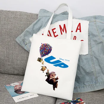 Сумка для покупок из мультфильма Диснея, складная многоразовая тканевая сумка для покупок Harajuku, студенческая холщовая сумка-тоут, подарок 10