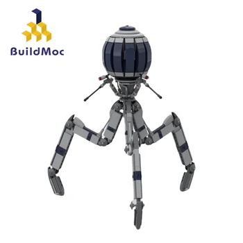 Buildmoc Роботы Модель Игрушки MOC Набор Звездных Космических Ходулей Фигурка Паука Строительные Блоки Наборы Кирпичей Игрушки для Детей Детские Подарки Игрушка 11