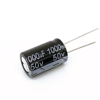 100ШТ Высокое качество 50V1000UF 13*20 мм 1000 МКФ 50V 13*20 Электролитический конденсатор