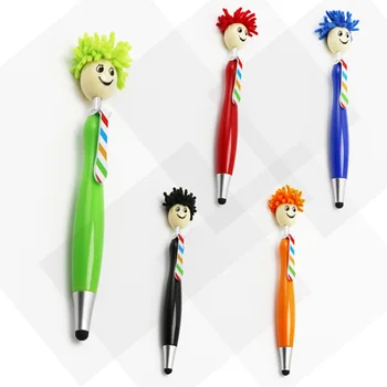 Креативная кукла Шариковые ручки Чернильный пресс Гелевая ручка Канцелярские принадлежности для детей Школьная ручка для письма для детей Школьный подарок