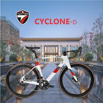 TWITTER CYCLONE Rival-22S T900c дорожные велосипеды из углеродного волокна 700c гидравлический дисковый тормоз XC class для гонок по пересеченной местности на велосипеде с гравийным покрытием 10