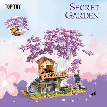 TOPTOY Оригинальная игрушка-головоломка для сборки Secret Garden Подарок Street View Строительный блок из мелких частиц, игрушка-модель для девочки, подарок на день рождения 12