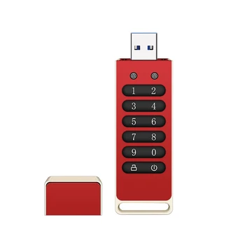 1 ШТ. Защищенный USB-накопитель Аппаратный Пароль Карта памяти с клавиатурой USB 3.0 Флэш-диск 128 ГБ 17