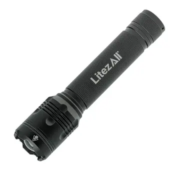 Тактический фонарь COB LED мощностью 4000 люмен включает в себя 9 батареек типа АА 22