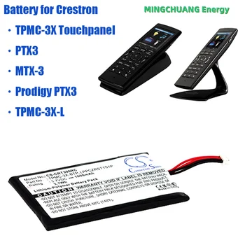 Аккумулятор для дистанционного управления Crestron TPMC-3X-BTP, LPPCZRST1S1P для сенсорной панели Crestron TPMC-3X, PTX3, MTX-3, Prodigy PTX3, TPMC-3X-L 18