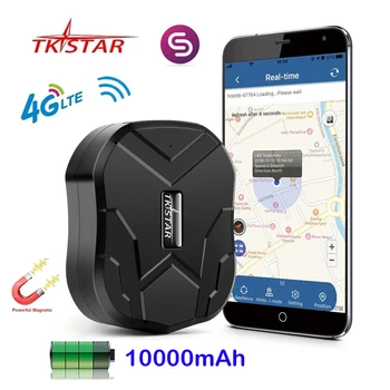 4G LTE TK905B GPS Трекер Автомобильное устройство слежения за транспортным средством Магнит длительного ожидания 10000 мАч Водонепроницаемая Автомобильная GPS Сигнализация в режиме реального времени