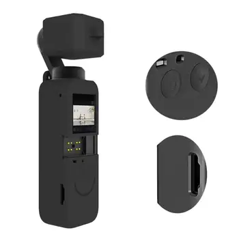 Мягкий Силиконовый Чехол PULUZ Защитный Чехол Для Портативной Карданной Камеры DJI OSMO Pocket 2 2 в 1