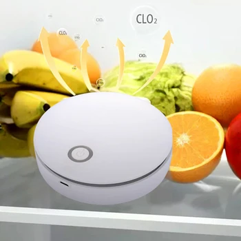 Пластиковый Дезодорант для холодильника Зарядка через микро USB Генератор Озона Очиститель воздуха 1800 мАч Очиститель воздуха для холодильника для автомобильной Кухни