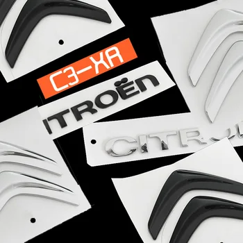 Наклейка на задний багажник автомобиля из АБС-пластика для логотипа Citroen C3-XR, Эмблема, 3D наклейка, аксессуары для модификации автомобиля 20