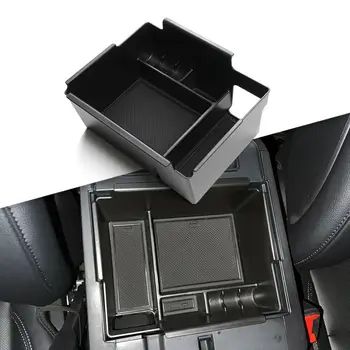 Коробка для центрального подлокотника автомобиля для Ford Explorer 2020 - 2022, Органайзер для укладки аксессуаров на центральной консоли 4