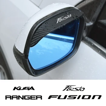 Для Ford Fiesta Ranger Edge Escape Taurus Fusion Kuga Ghia Shelby 2 шт. Автомобильные дождевики для бровей, аксессуары для отделки экстерьера автомобиля 22