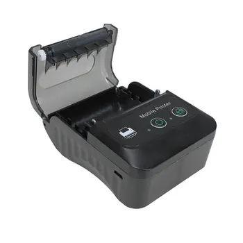 Совместимый с Bluetooth принтер этикеток 58-мм беспроводной термопринтер для изготовления этикеток для доставки в магазин Мини-принтер этикеток 7