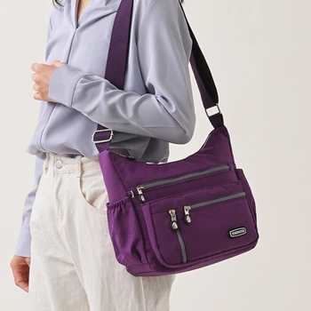 2023 Женская сумка-мессенджер, модная сумка через плечо, нейлоновая сумочка большой емкости, модная женская сумка для телефона, кошелек через плечо, новинка