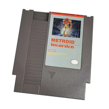 Игровой картридж Metroid Incursion с 72 контактами для 8-разрядных игровых консолей NES NTSC и PAl 22