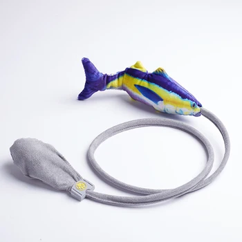 Реалистичная Виляющая Рыбка-игрушка, Движущаяся Рыбка-Кошка-Игрушка, Интерактивные игрушки для кошек 8