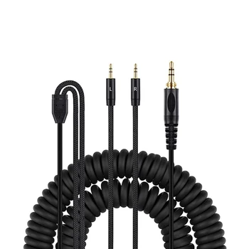 Двойной кабель катушки наушников с разъемом 2,5 мм для Hifiman HE400S/HE-400I Superior Sound 95AF