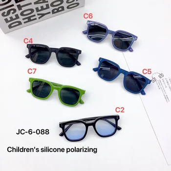 Новые детские солнцезащитные очки для путешествий с защитой от ультрафиолета, детские солнцезащитные очки с силиконовой поляризацией, детские солнцезащитные очки Tide 4
