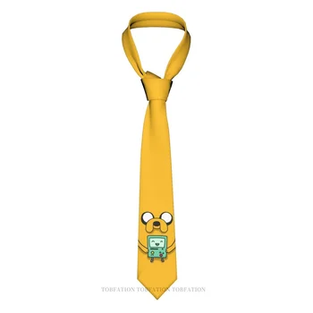 Анимационный мультфильм Bmo Adventure Time Классический мужской галстук из полиэстера шириной 8 см, аксессуар для косплея 3