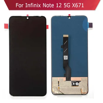 Для Infinix Note 12 5G X671 Замена дисплея на сенсорную панель, дигитайзер, запчасти для ремонта ЖК-экрана 22
