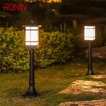 Классическая уличная лампа для газона RONIN, светодиодный Водонепроницаемый электрический дом для виллы, дорожка для сада. 18