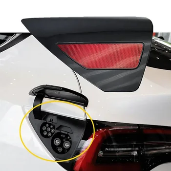 Крепление панели задних фонарей автомобиля, Отражающая крышка для Tesla Модель 3 2017-2023 Модель Y 2020-20 Отделка заднего фонаря автомобиля, Автомобильные Аксессуары 8