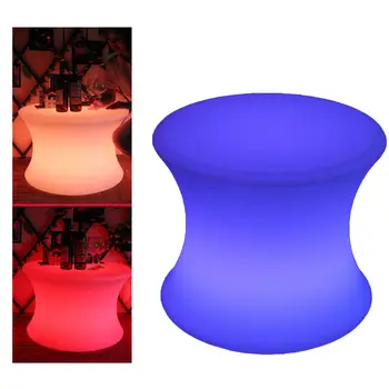 16-дюймовый светодиодный светильник для кубического стула, перезаряжаемое светодиодное сиденье Cube с дистанционным управлением, водонепроницаемый барный стул, мебель для дома, меняющая цвет. 22