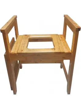 Туалетный стул для беременных женщин, передвижной унитаз из массива дерева, приподнятый каркас, укрепление унитаза для пожилых людей, табурет для ванной, домашний стул для сидения на корточках 10