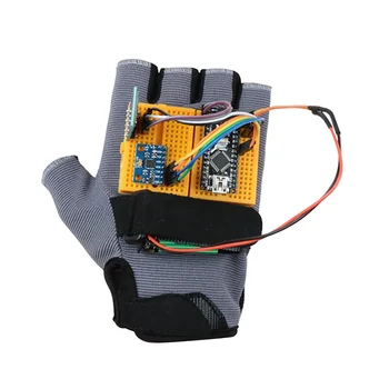 Подходит для программирования комплекта перчаток спортивных перчаток умных перчаток управления жестами беспроводных перчаток Bluetooth Control Kit 15