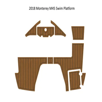 2018 Monterey M45 Swim Platfrom Step Pad Лодка EVA Пена Палуба Из Искусственного Тика Коврик Для Пола Подложка Самоклеящийся SeaDek Gatorstep Style 20