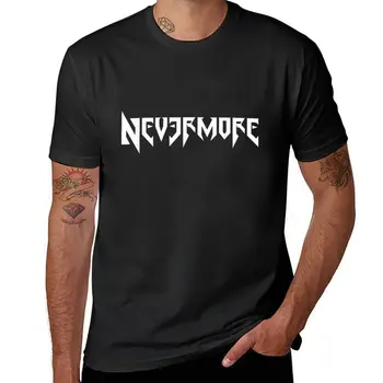 Новая футболка Nevermores band, футболки больших размеров, черная футболка, мужская футболка 10