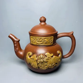 Китайский глиняный чайник Yixing Zisha из тыквы Chen Mingyuan 500 мл 15