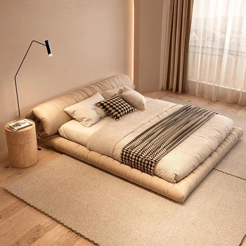 Современная кровать размера King Size Комплект мебели Queen Size Двуспальная кровать с тумбочками Матрас Мебель для дома