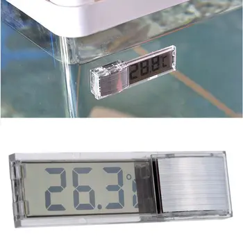 3D измеритель температуры в аквариуме, Аквариумный термометр, Электронный ЖК-цифровой измеритель температуры в аквариуме, Аксессуары для аквариума, Рыбы