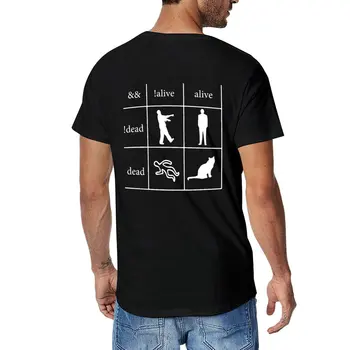 Новая забавная футболка с программистом Boolean Logic I'm A Programmer Alive & Dead, футболки на заказ, футболки оверсайз, мужские футболки