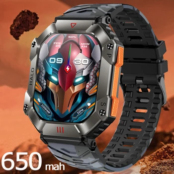 LEMFO KR80 Смарт-часы мужские с 2-дюймовым компасом с большим экраном, 620 мАч, Bluetooth-вызов, спортивные часы на открытом воздухе, умные часы для фитнеса, мужские смарт-часы 15