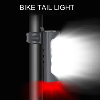 Задний фонарь для велоспорта, ультраяркий перезаряжаемый задний фонарь для велосипеда, высокая яркость, несколько режимов, водонепроницаемый задний фонарь для велосипеда Ipx4
