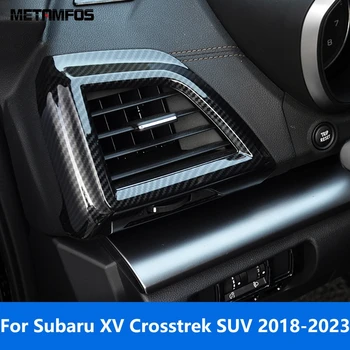 Для Subaru XV Crosstrek SUV 2018-2022 2023 Карбоновое Волокно Сбоку Спереди Вентиляционное Отверстие На Выходе Крышка Отделка Наклейка Аксессуары Для Укладки Автомобилей 12