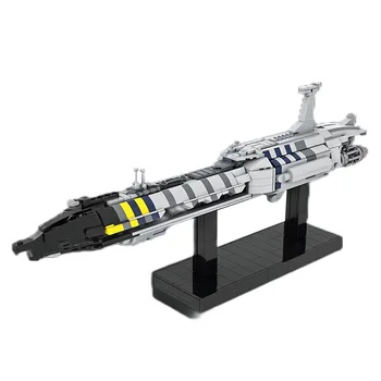 MOC Creative Expert Ideas Модель военного корабля Dreadnought Строительные блоки Кирпичи Enlighten DIY Забавные игрушки для детей подарки 5