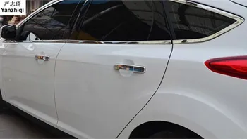 Усовершенствованные автомобильные наклейки из нержавеющей стали на ручку пожатия двери автомобиля для Ford focus 2 MK2/для focus 3 MK3/для KUGA 4