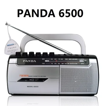 PANDA 6500 FM AM Магнитола с микрофонной записью, изучение английского языка - простой в эксплуатации бытовой портативный магнитофон 8