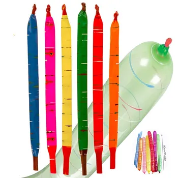 50/100шт Разноцветный длинный латексный воздушный шар-ракета, летающий со скрипом, украшение детского Дня рождения, латексные воздушные шары, Классические игрушки 18