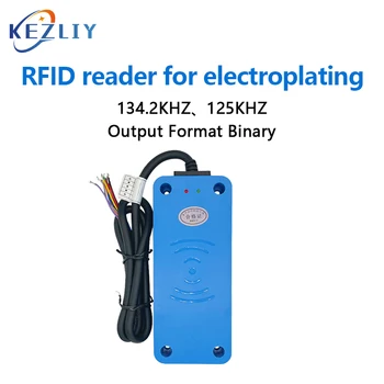 rfid-считыватель 125 кГц Гальваническая вешалка Запись процесса гальванического нанесения RFID-считыватель двоичного формата вывода Промышленный кард-ридер 15