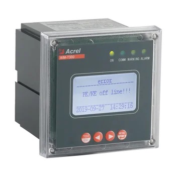 Acrel AIM-T300 мониторинг изоляции ИТ-систем переменного, постоянного тока и гибридных ИТ-систем переменного/постоянного тока с RS485, Modbus-RTU 12