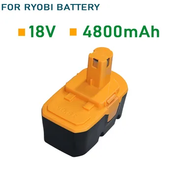 Для Сменной батареи 4800 мАч 18 В, Совместимой с Ryobi P100 P101 ABP1801 ABP1803 BPP1820, Беспроводные Электроинструменты 2