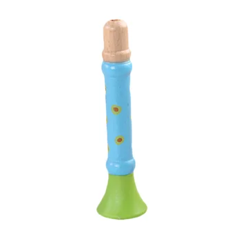 Детский свисток Развивающие игрушки Для детей Забавная музыка Труба Флейта Деревянный рожок для малышей 15