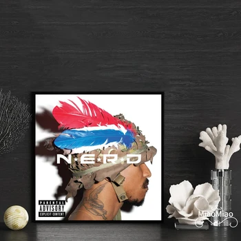 N.E.R.D. Nothing Обложка музыкального альбома, плакат, принт на холсте, домашний декор, настенная живопись (без рамки)