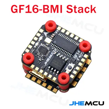 JHEMCU GF16-BMI Stack F405-BMI Контроллер полета BMI270 С экранным меню AT7456E BLHELI_S 2-4 S 13A 4в1 ESC Dshot600 для FPV Micro Drone 2